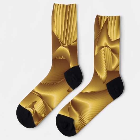 Gold Pattern Sokken (Links)