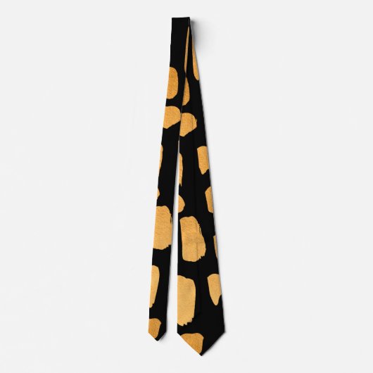 Gold Pattern Stropdas (Achterkant)