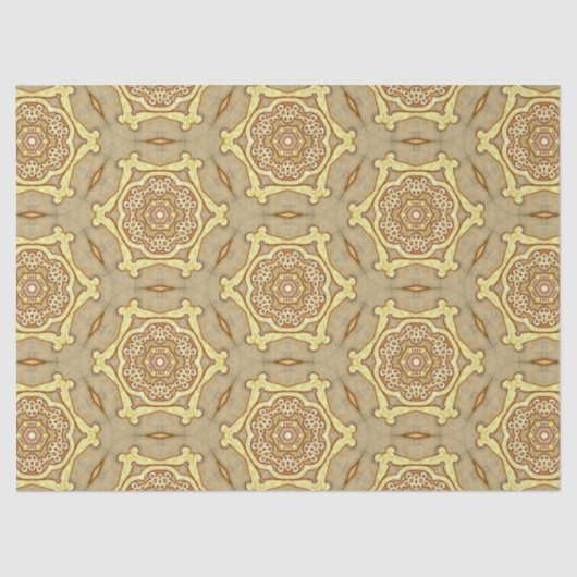 Gold Pattern Tissuepapier (Voorkant)