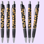 Gold Pattern zwarte pen