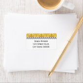 Gold Patterned en Pearls Etiket (Insitu)