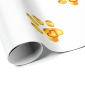 Gold Paw Cadeaupapier (Rol Hoek)