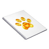 Gold Paw Notitieboek (Rechterzijde)