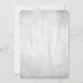 Gold Peacock Wedding Uitnodiging (Achterkant)