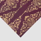 Gold Peacocks en Filigree op de ontkoppeling van B Tissuepapier (Detail)