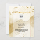 Gold Pearl WEDDING Alcohol INK Abstract LeahG (Achterkant)