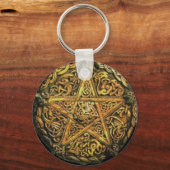 Gold Pentacle Sleutelhanger (Voorkant)