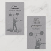 Gold  Personal Trainer Visitekaartje (Voorkant / Achterkant)