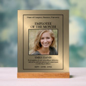 Gold/Personalised Photo - Employee Award (Neutre)