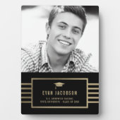 Gold Pet EDITABLE KLOR Afstuderen Foto Plaque Fotoplaat (voorkant)