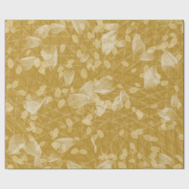 Gold Petal cadeaupapier