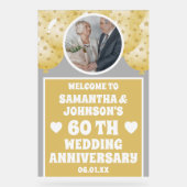 Gold Photo 60e anniversaire mariage Frosted (Recto)