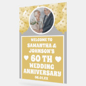 Gold Photo 60e anniversaire mariage Frosted (Angle)