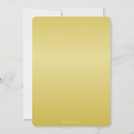 Gold Photo Collage-klasse van elk jaar Afstuderen Aankondiging (Achterkant)