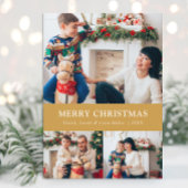 Gold Photo Collage Vakantie Kaart