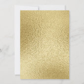 Gold Photo First Birthday Invitation (Dos)
