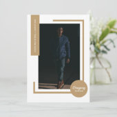 Gold Photo Ultra Modern Photo Afstuderen (Staand voorkant)