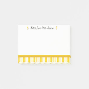 Gold Piano-toetsenbord muziekinstrument voor piani Post-it® Notes