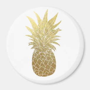 Gold Pineappel Magnet Magneet