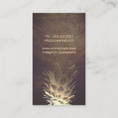  Gold Pineapple Event Planning Catering Visitekaartje (Achterkant)