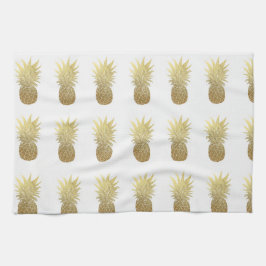 Gold Pineapple Kitchen Towel Theedoek
