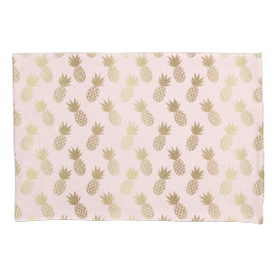 Gold Pineapple Pattern Kussensloop