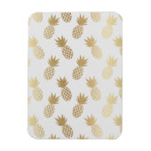 Gold Pineapple Pattern Magneet (Verticaal)