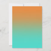 Gold Pineapple String Lights Tropical Wedding Kaart (Achterkant)