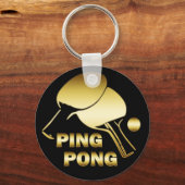 GOLD PING PONG SLEUTELHANGER (Voorkant)