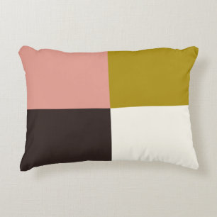 Gold Pink Chocolade Ivory Accent Kussen