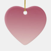 Gold Pink Love Hearts Keramisch Ornament (Achterkant)