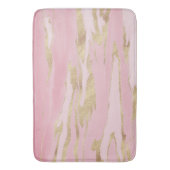 Gold Pink Marble Abstract Painting Badmat (Voorkant Verticaal)