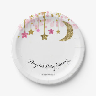 Gold Pink twinkle Baby Show Bord