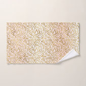 Gold Pink White leopard Print     Bad Handdoek (Handdoek)