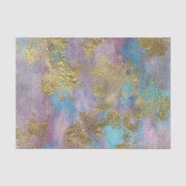 Gold-, Pinks- en Blues Fine-witpapier Tissuepapier