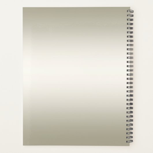 Gold  Planner (Achterkant)