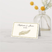 Gold Plum Ivory BG Escort Place-kaarten (Voorkant)