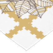 Gold Poinsettia C'est la saison de vacances nappes (Angle)