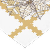 Gold Poinsettia Les plus Merveilleuses Nappe De Te (Angle)