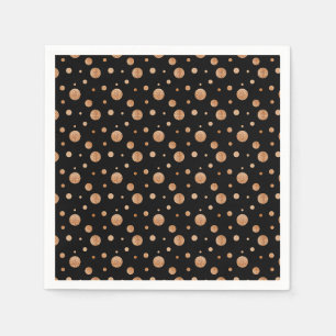 Gold polka dots mok luiers koffie servet