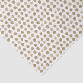 Gold Polka Dots Tissuepapier (Detail)