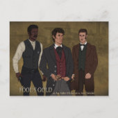 Gold Post-kaarten Briefkaart (Voorkant)