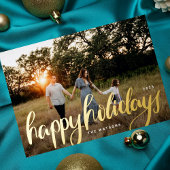 Gold Ppress-Prettige feestdagen