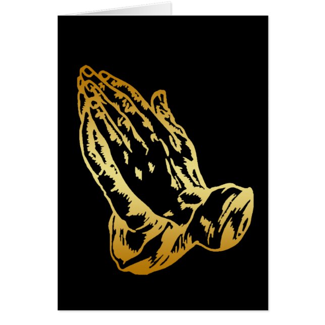 GOLD PRAYING HANDS (Voorkant)