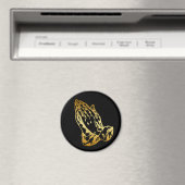 GOLD PRAYING HANDS MAGNEET (Insitu (Vaatwasser))