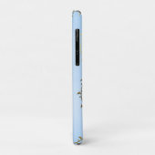 Gold Princess Carriage Blue Storybook gepersonalis Case-Mate iPhone Case (Achterkant/links)