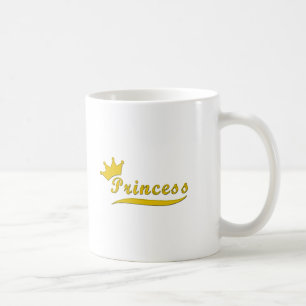 Gold Princess Coffee Mok
