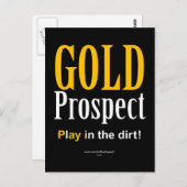 Gold Prospect Briefkaart (Voorkant / Achterkant)