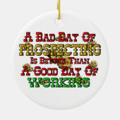 Gold Prospecting Keramisch Ornament (Achterkant)