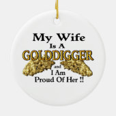 Gold Prospecting Keramisch Ornament (Achterkant)